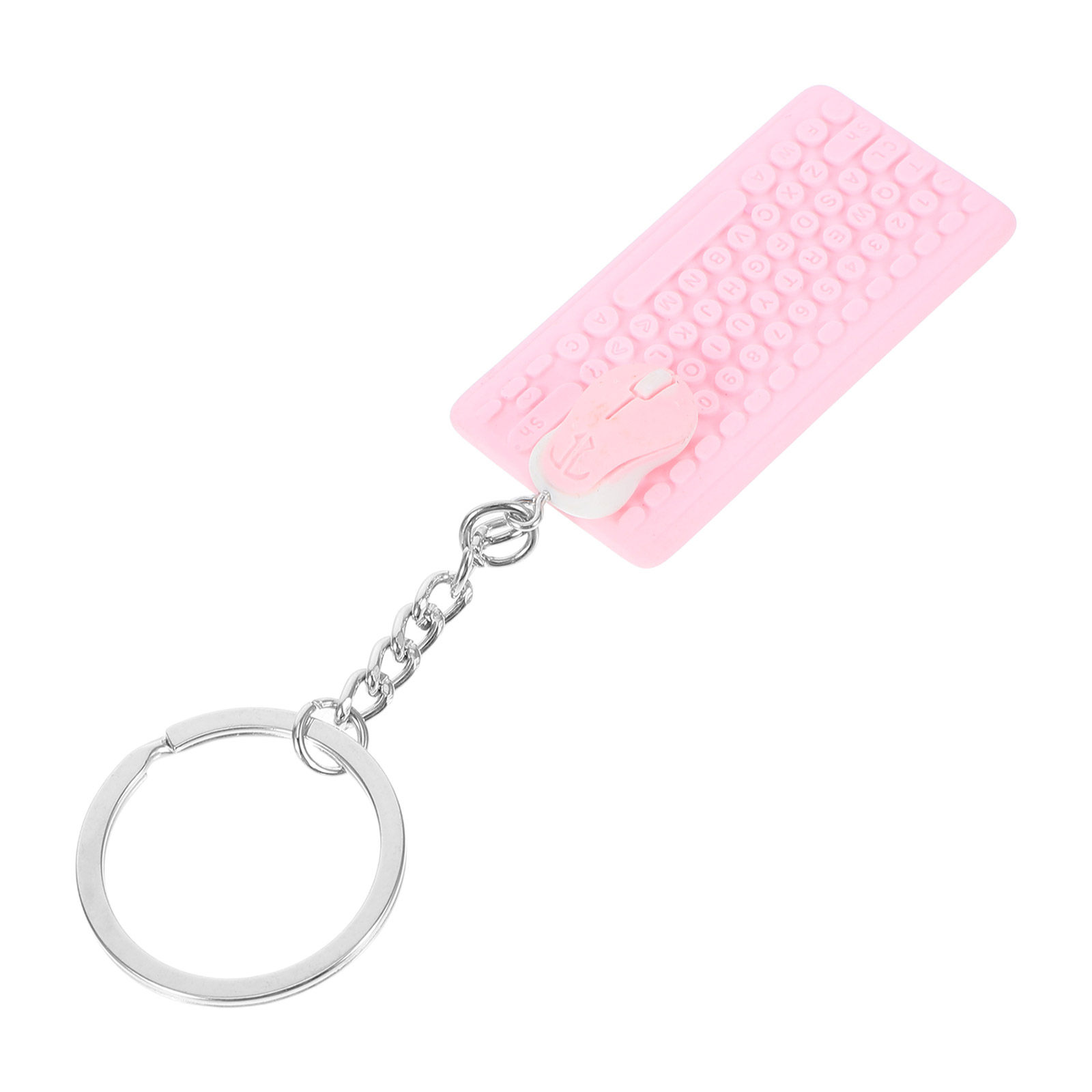 Tech Keychain Accessories - Mini Keyboard and Mouse Keychain Cute