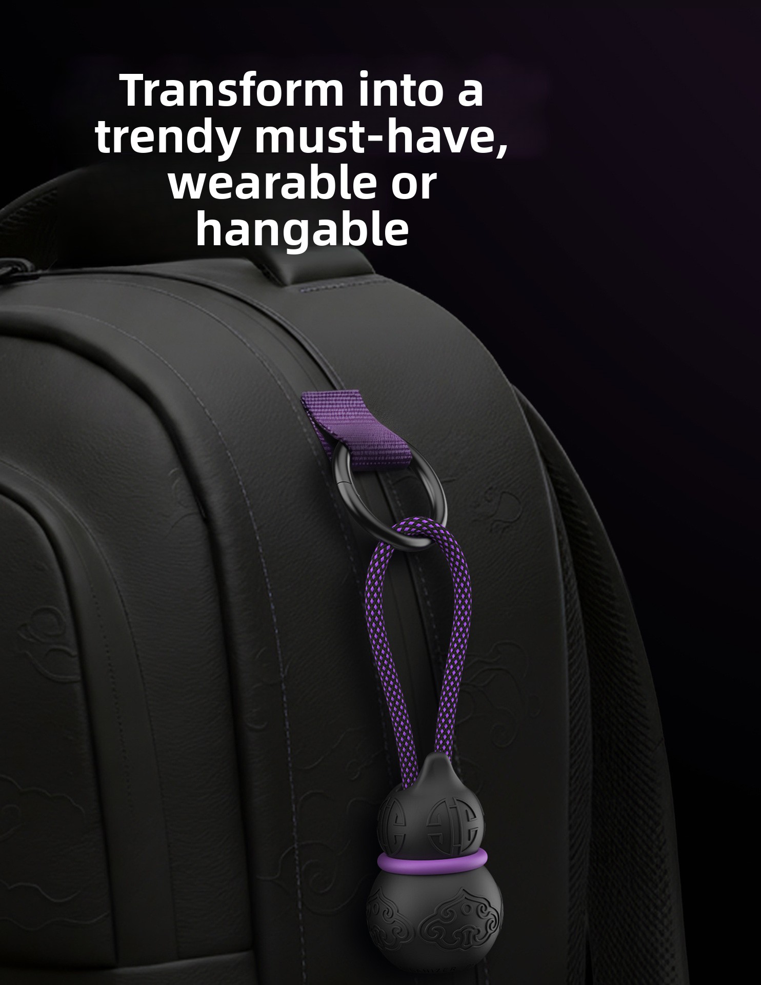 Tech Keychain Accessories - Portable Cable Organizer Keychain Silicone Cable