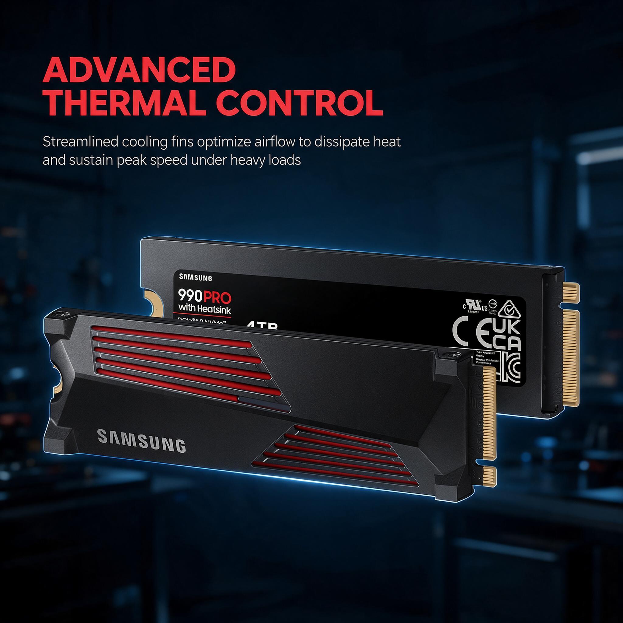SAMSUNG 990 PRO with Heatsink  - огляд і ціна Samsung Ssd 990 Pro