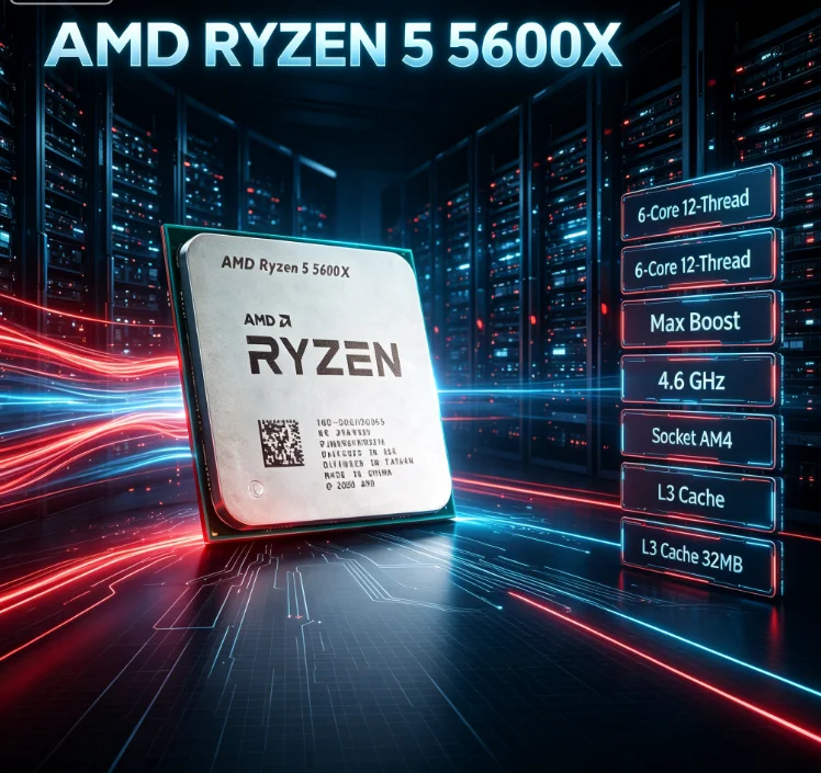 AMD Ryzen 5 5600X Unlocked Des - огляд і ціна Amd Cpu Ryzen 5