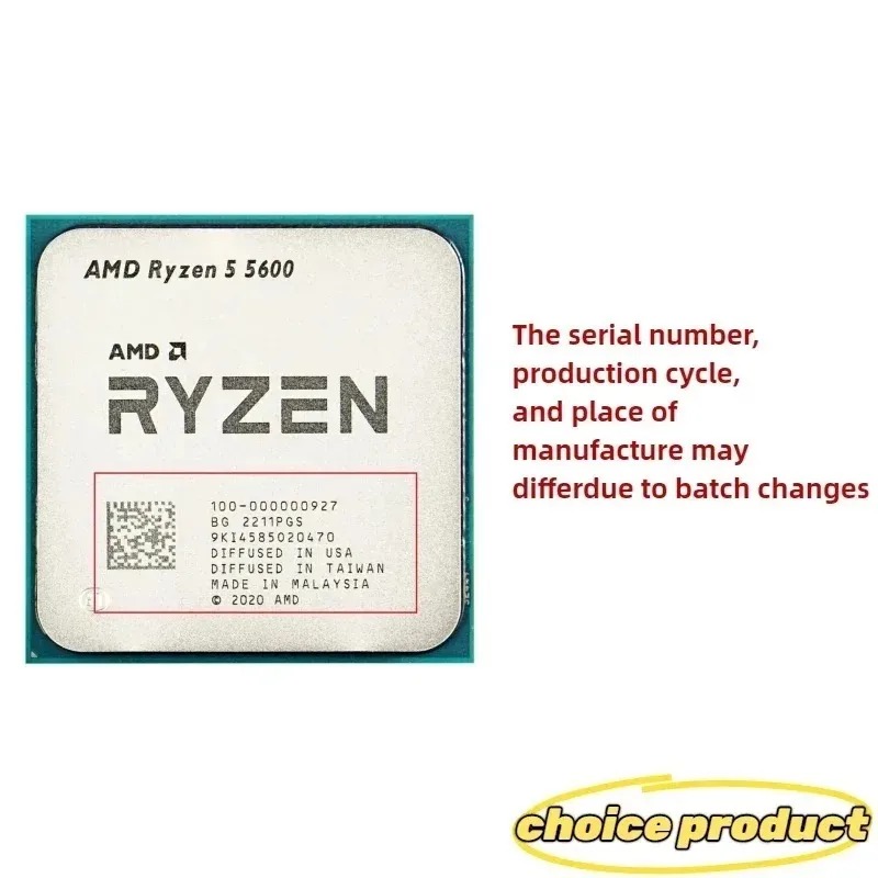 AMD Ryzen 5 5600 100% Brand Ne - огляд і ціна Amd Cpu Ryzen 5