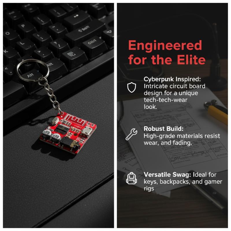 Circuit Board Keychain Minimal - огляд і ціна Tech Keychain Accessories