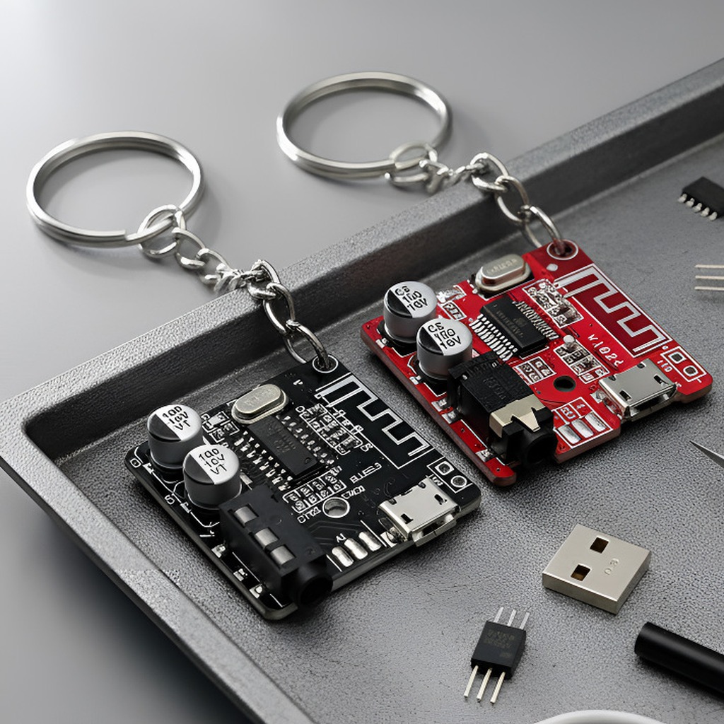 Cyberpunk Style Circuit Board  - огляд і ціна Tech Keychain Accessories