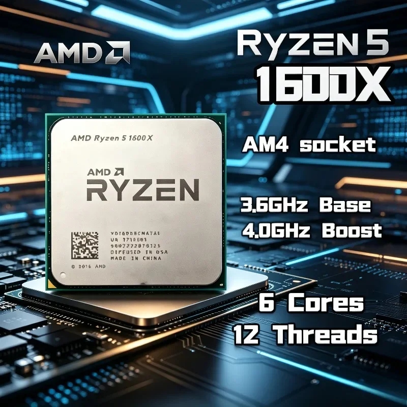 AMD Ryzen 5 1600X Original and - огляд і ціна Amd Cpu Ryzen 5